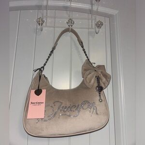 Juicy Couture never a dull moment shoulder bag sandstone